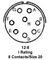 AMPHENOL INDUSTRIAL PT01SE12-8S-SR-LC