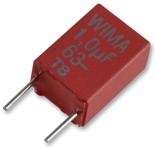 Wima Mks2D021001A00Jssd Cap, 0.01Îf, 100V, 5%, Pet