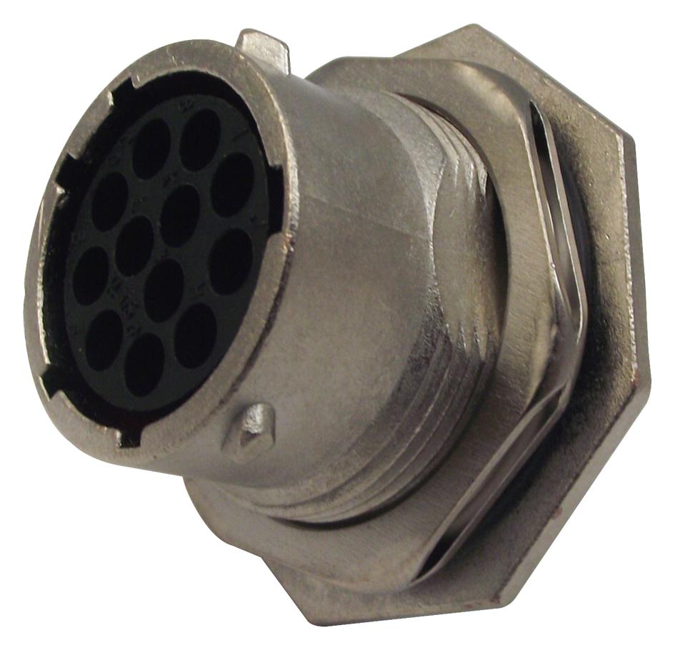 Souriau-Sunbank / Eaton Ut071412Sh6 Socket Housing, Jam Nut, 12Way