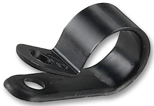 Panduit Ccs38-S8-C0 P Clip, Fixed Diameter, Black, Pk100