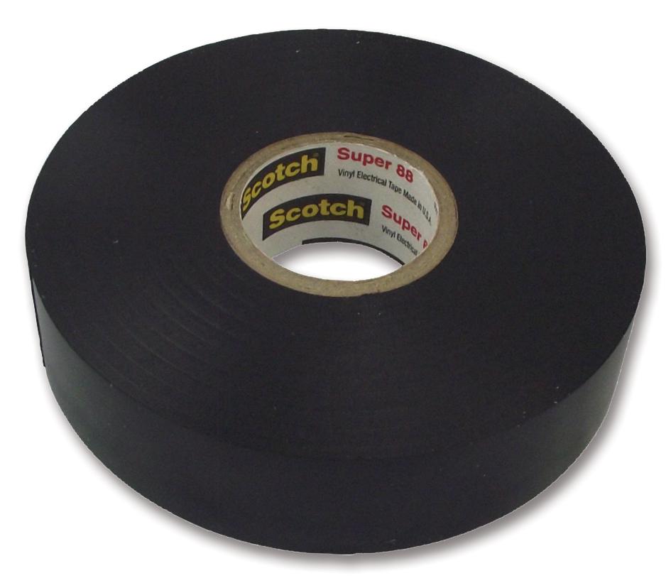 3M Super 88 25Mm Electrical Insultape, Pvc, 32.9Mx25.4Mm