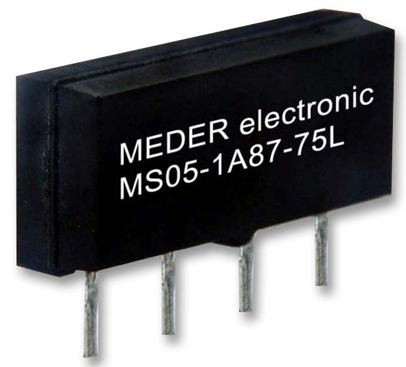 Standexmeder Ms05-1A87-75D Relay, Reed, Spst-No, 200V, 0.5A, Tht