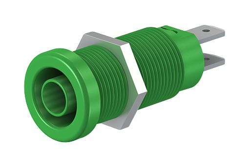 Staubli 66.9131-25 Socket, 4Mm, Shrouded, Green