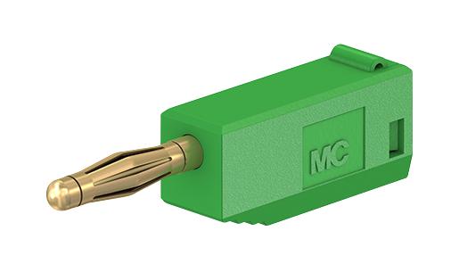 Staubli 22.1004 + 22.2030-25 Plug, 2Mm, Green, Pk5