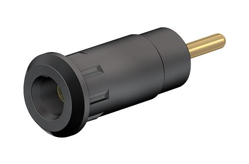 Staubli 65.9193-21 Socket, 2Mm, Panel, Black