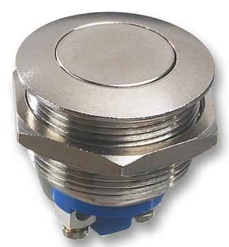 Apem Av0830C900 Pushbutton, Metal, Chamfer, 16Mm