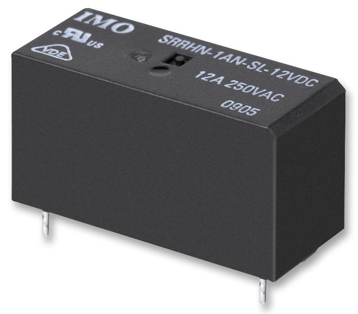 Imo Precision Controls Srrhn-2Cn-Sl-12Vdc Relay, Dpdt, 250Vac, 24Vdc, 8A