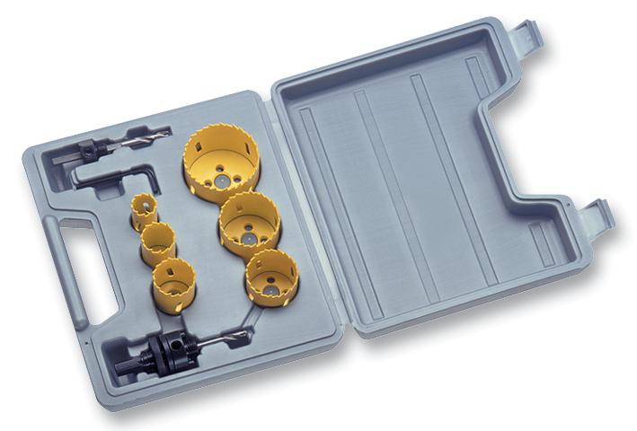 Ck Tools 424043 Hole Saw Kit, 9Pc