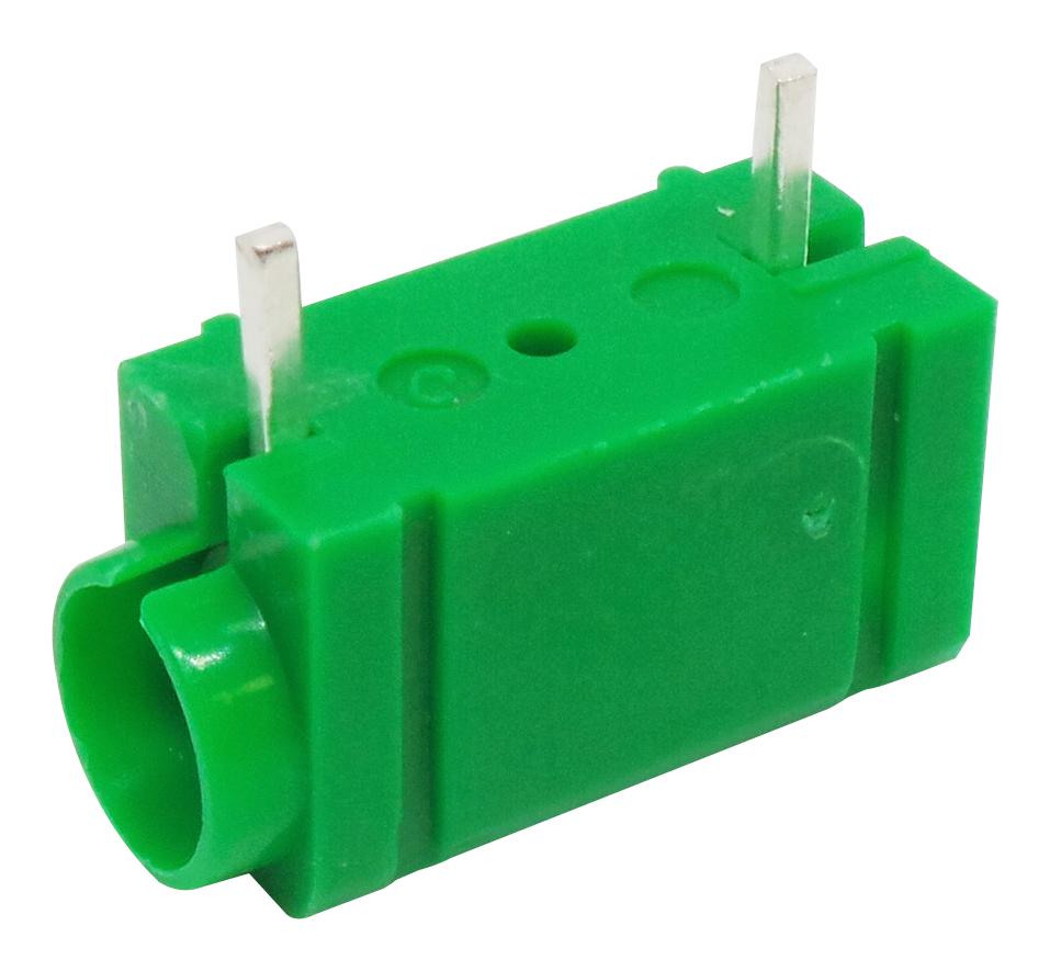 Deltron Components 571-0400-01 Test Jack, Green, 50V, 10A, 1.94Mm