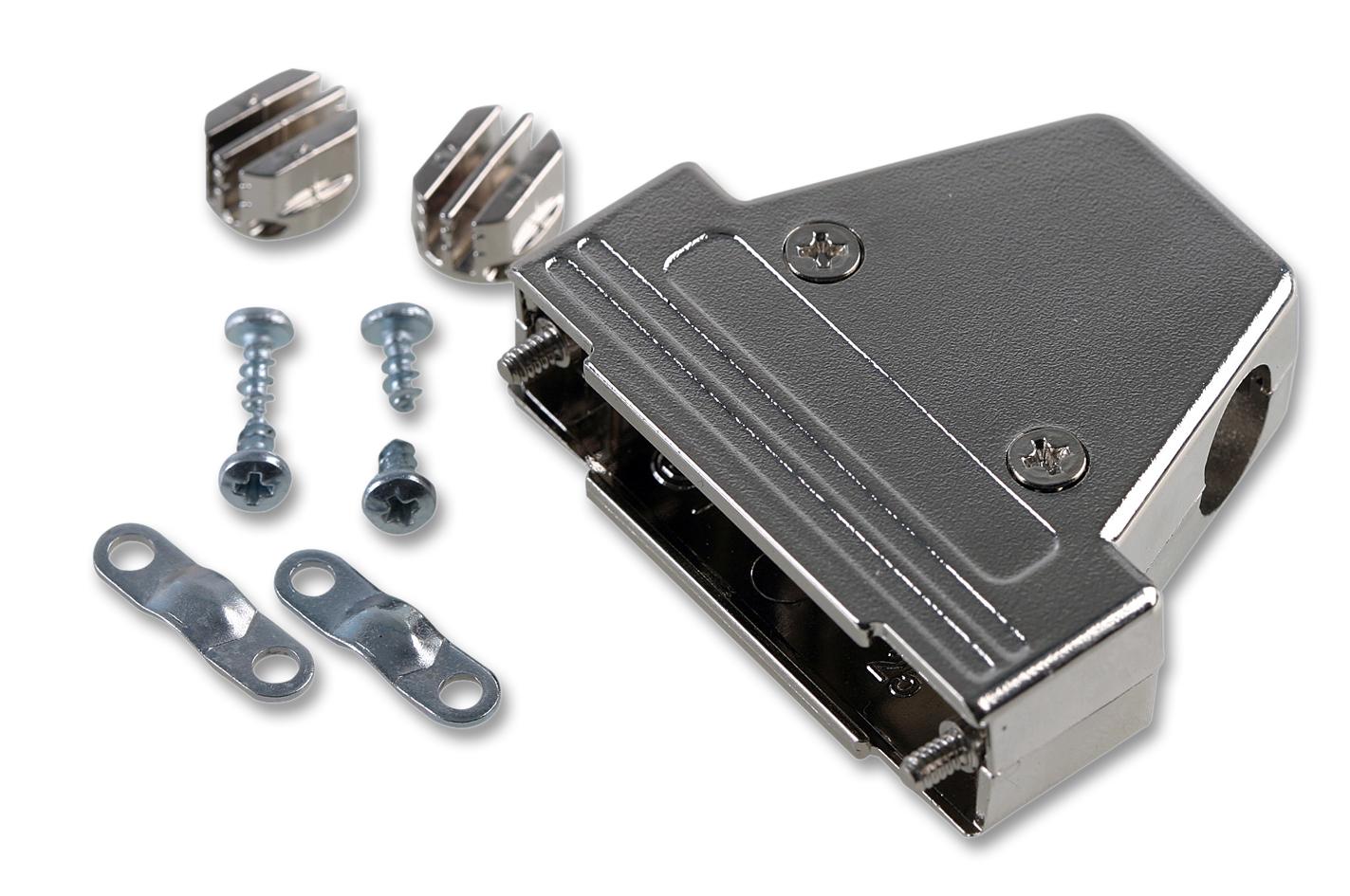 Mh Connectors Mhtri-M-37-K Backshell, Metallised Plastic, 37Way