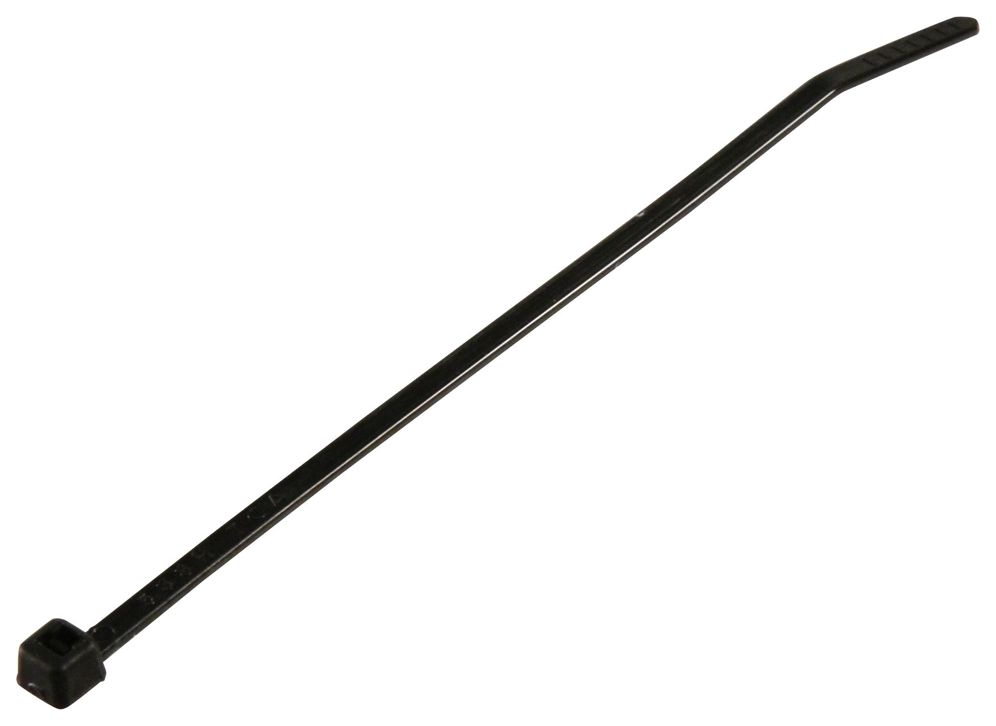 Hellermanntyton 111-01980 Cable Tie, Black, 100Mm, Pk1000