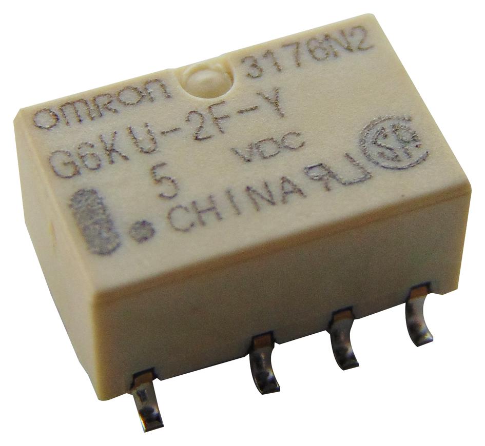 Omron Electronic Components G6Ku-2F-Y  Dc12 Signal Relay, Dpdt, 12Vdc, 1A, Smd