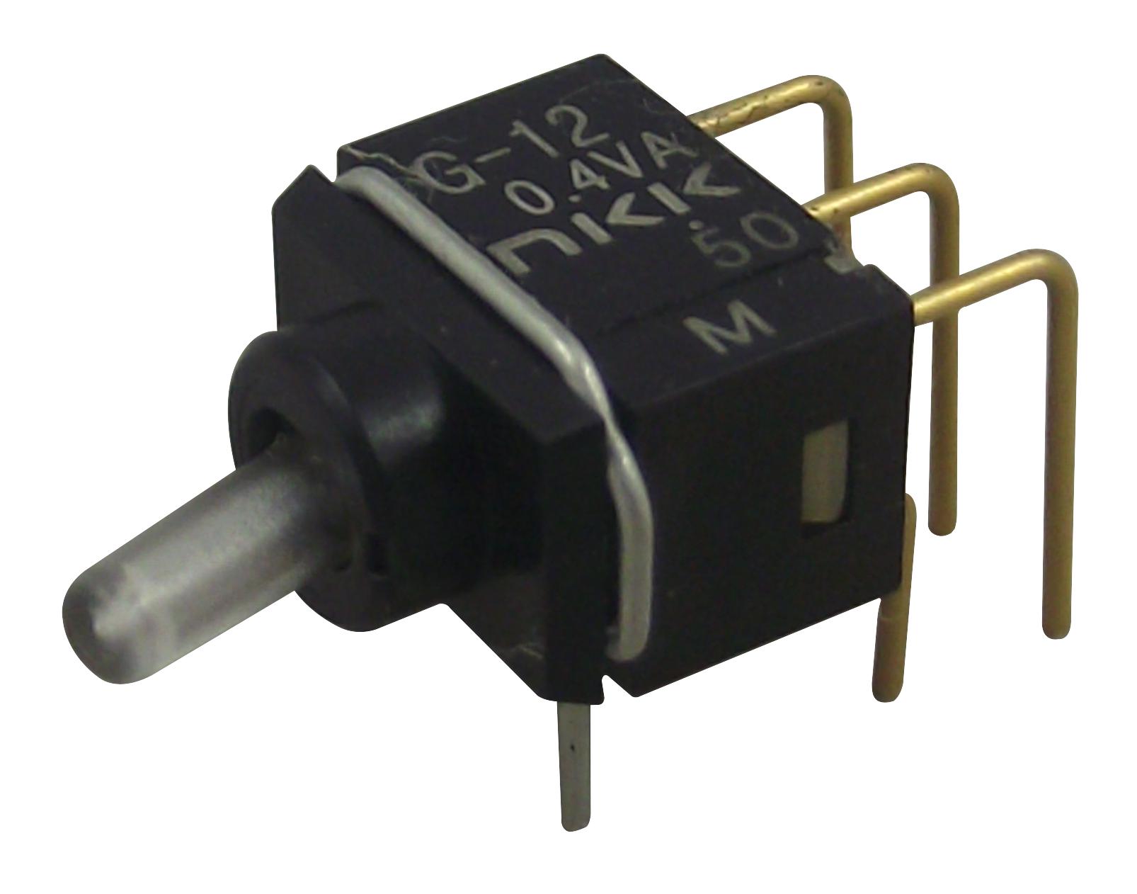 Nkk Switches G12Jhf Toggle Switch, Illum, Grn