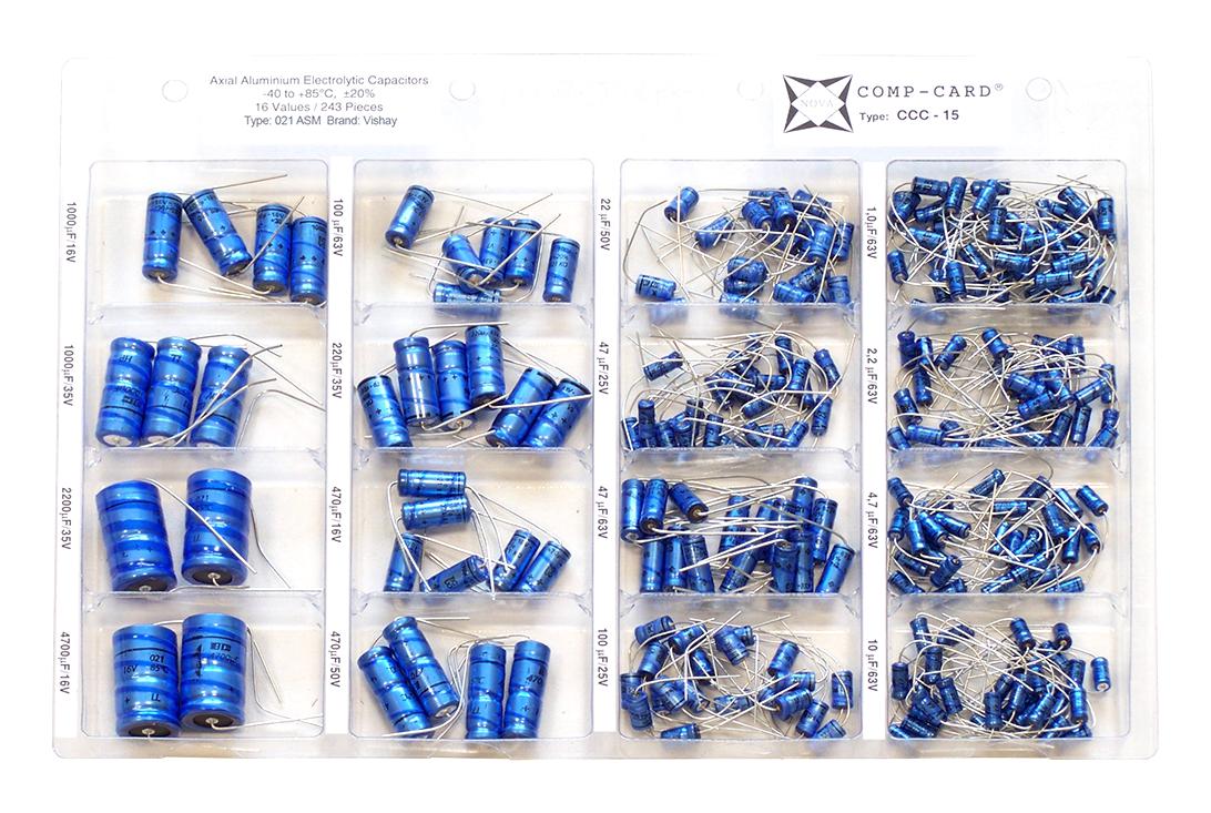 Nova Ccc-15 Capacitor Kit, Alumnm, Electrolytics