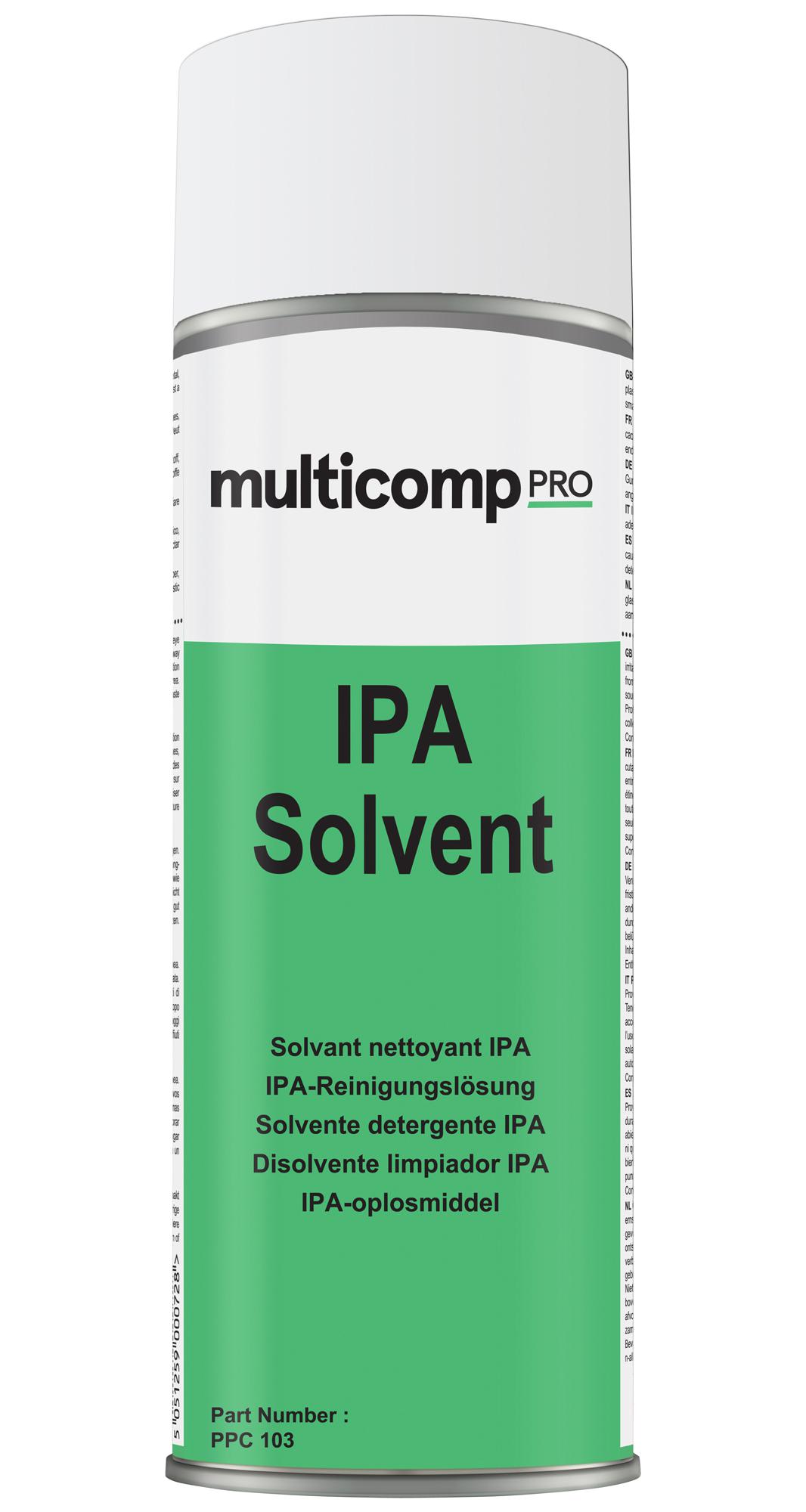 Multicomp Pro Ppc103 Solvent, Ipa, Aerosol, 400Ml