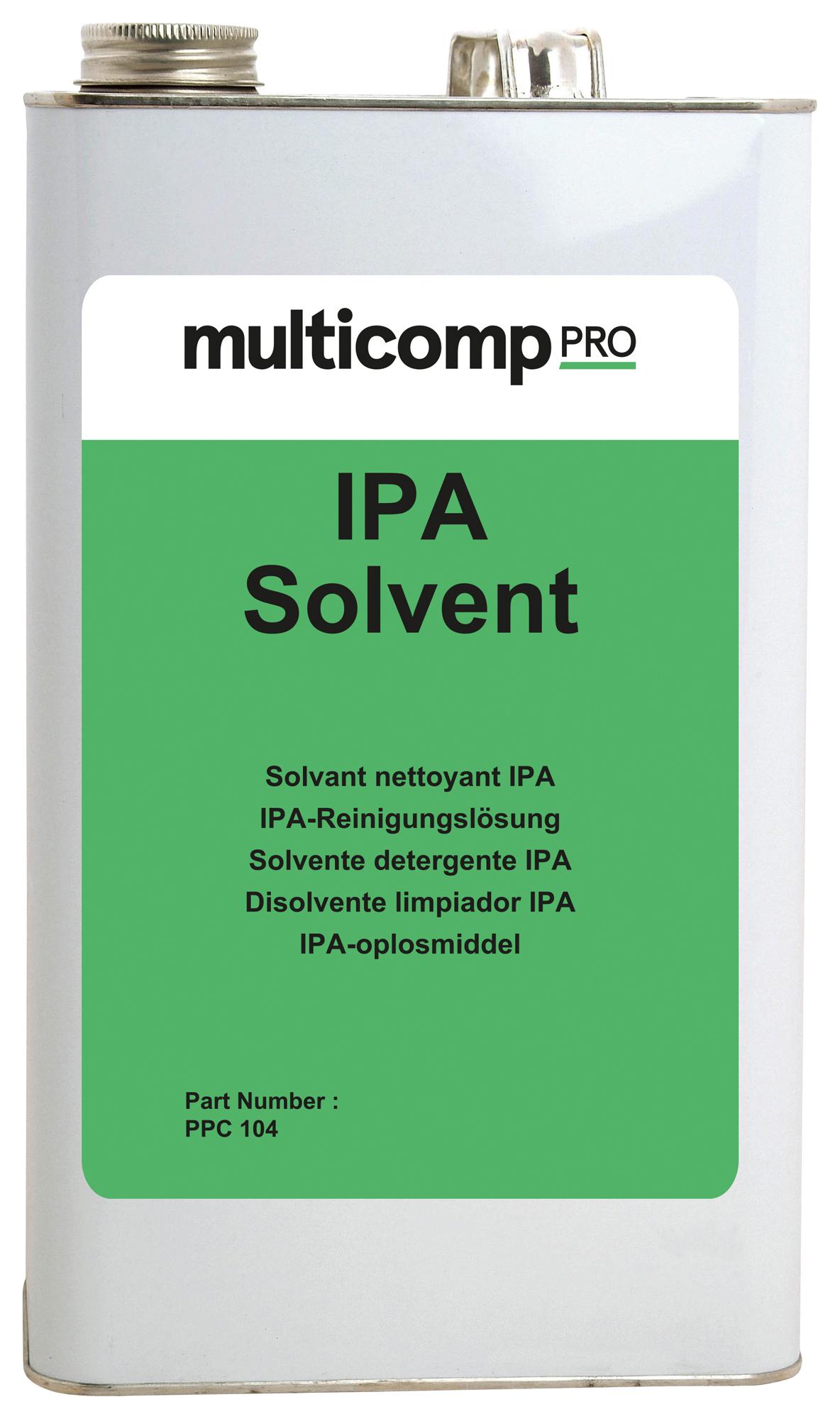 Multicomp Pro Ppc104 Ipa Solvent, Tin, 1L