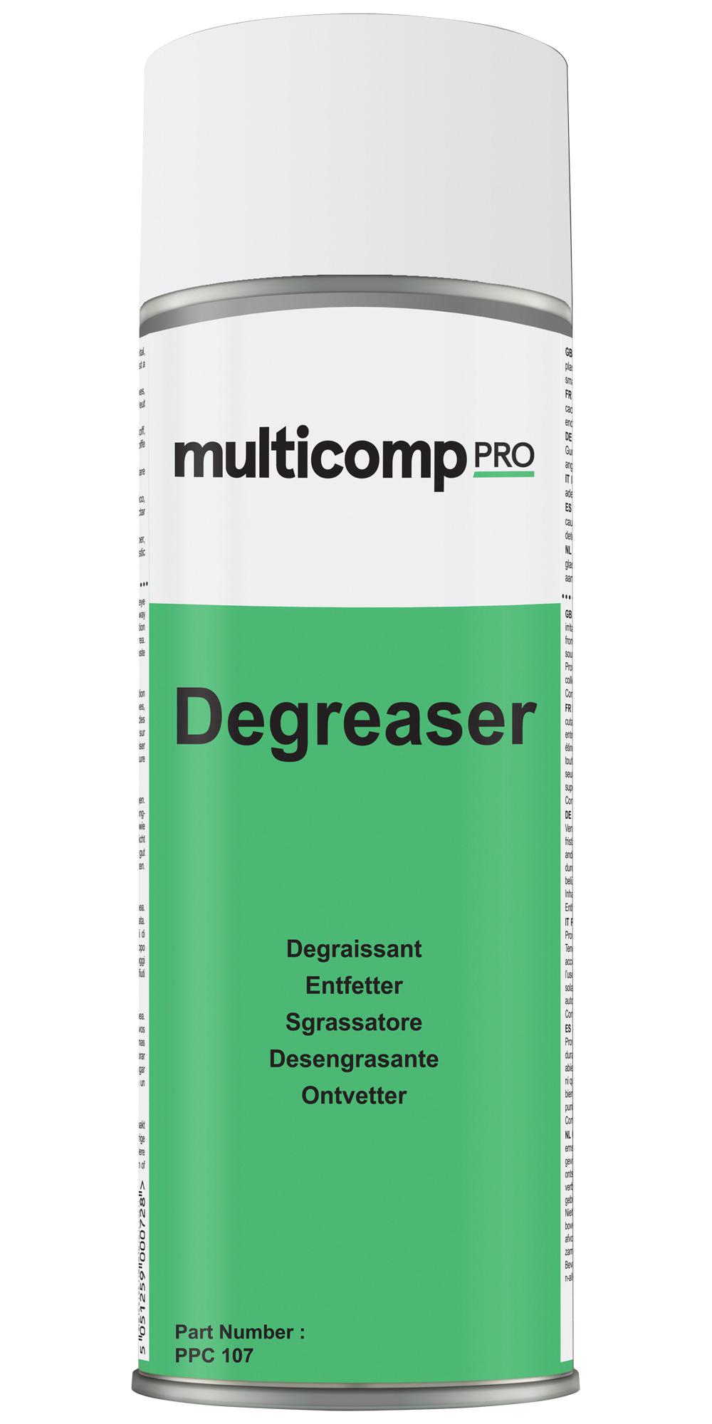 Multicomp Pro Ppc107 Degreaser, 400Ml, Aerosol