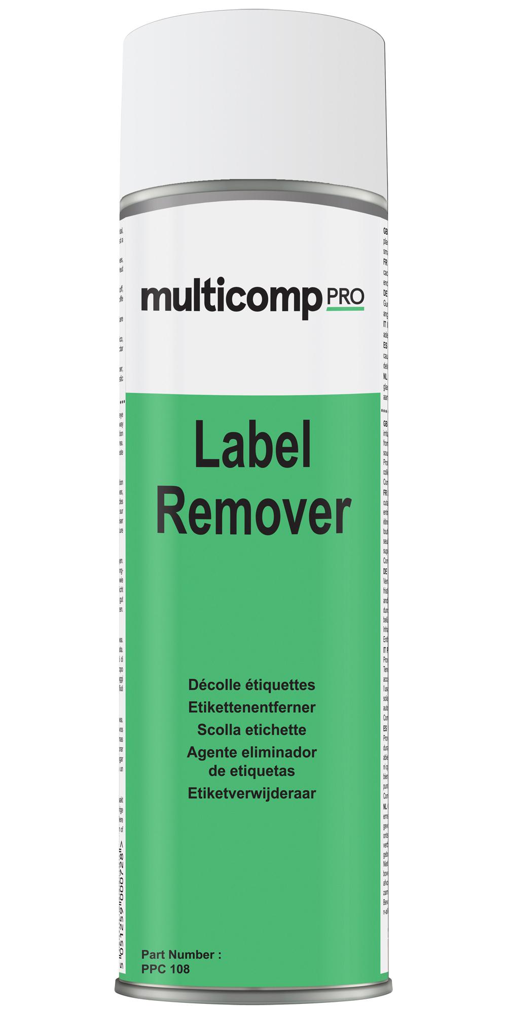 Multicomp Pro Ppc108 Label Remover, 200Ml, Aerosol