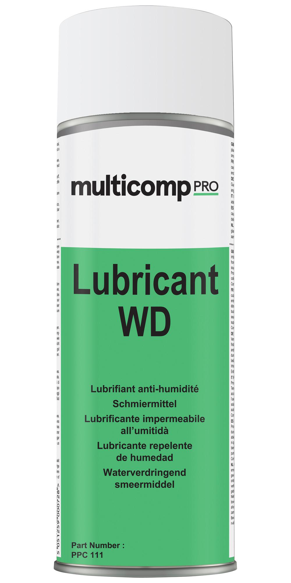 Multicomp Pro Ppc111 Lubricant, Wd, 400Ml, Aerosol