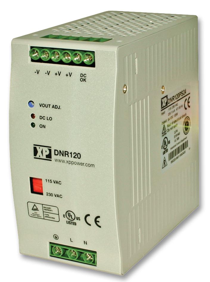 Xp Power Dnr120As12-I. Power Supply, Din Rail, 12V, 120W