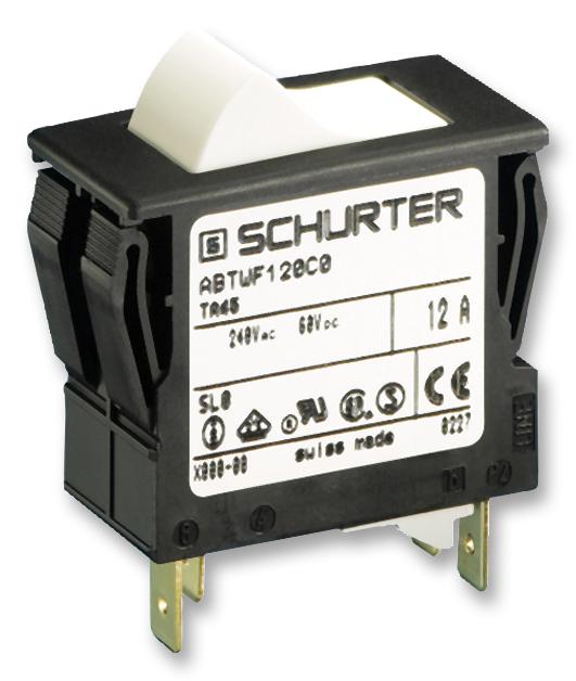 Schurter Abt Wf 100 Circuit Breaker, 10A, Ta45