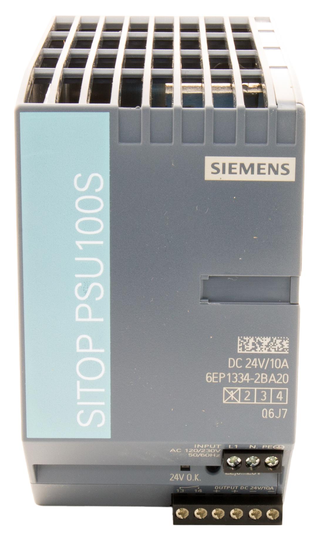 Siemens 6Ep1334-2Ba20 Power Supply, Switch Mode, 24V