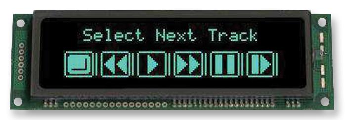 Noritake Itron Gu126X32F-K612A4 Vfd Module, 126X32, Graphic