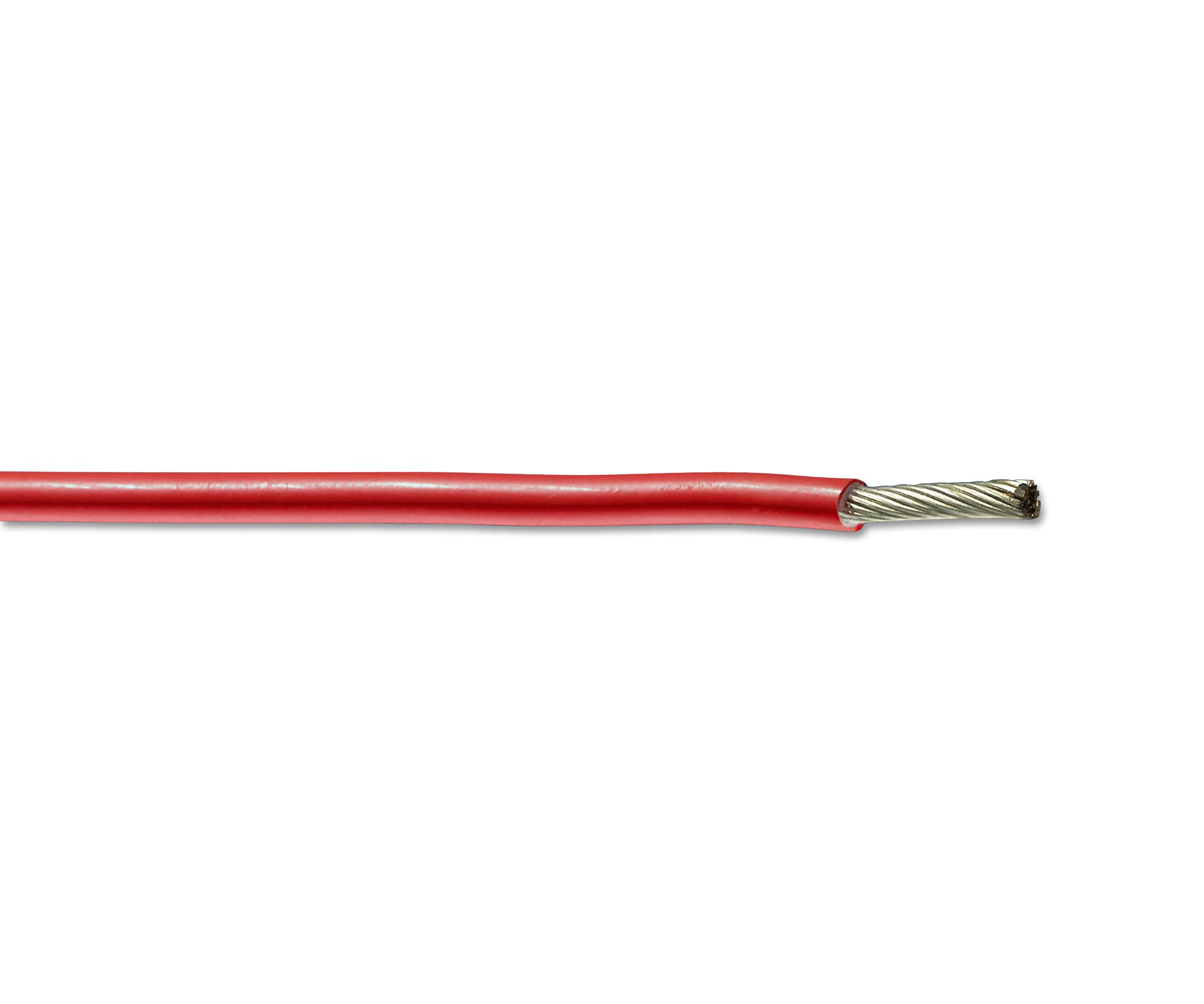 Raychem - Te Connectivity 44A0111-14-2 Hook-Up Wire, 14Awg, Red, 100M