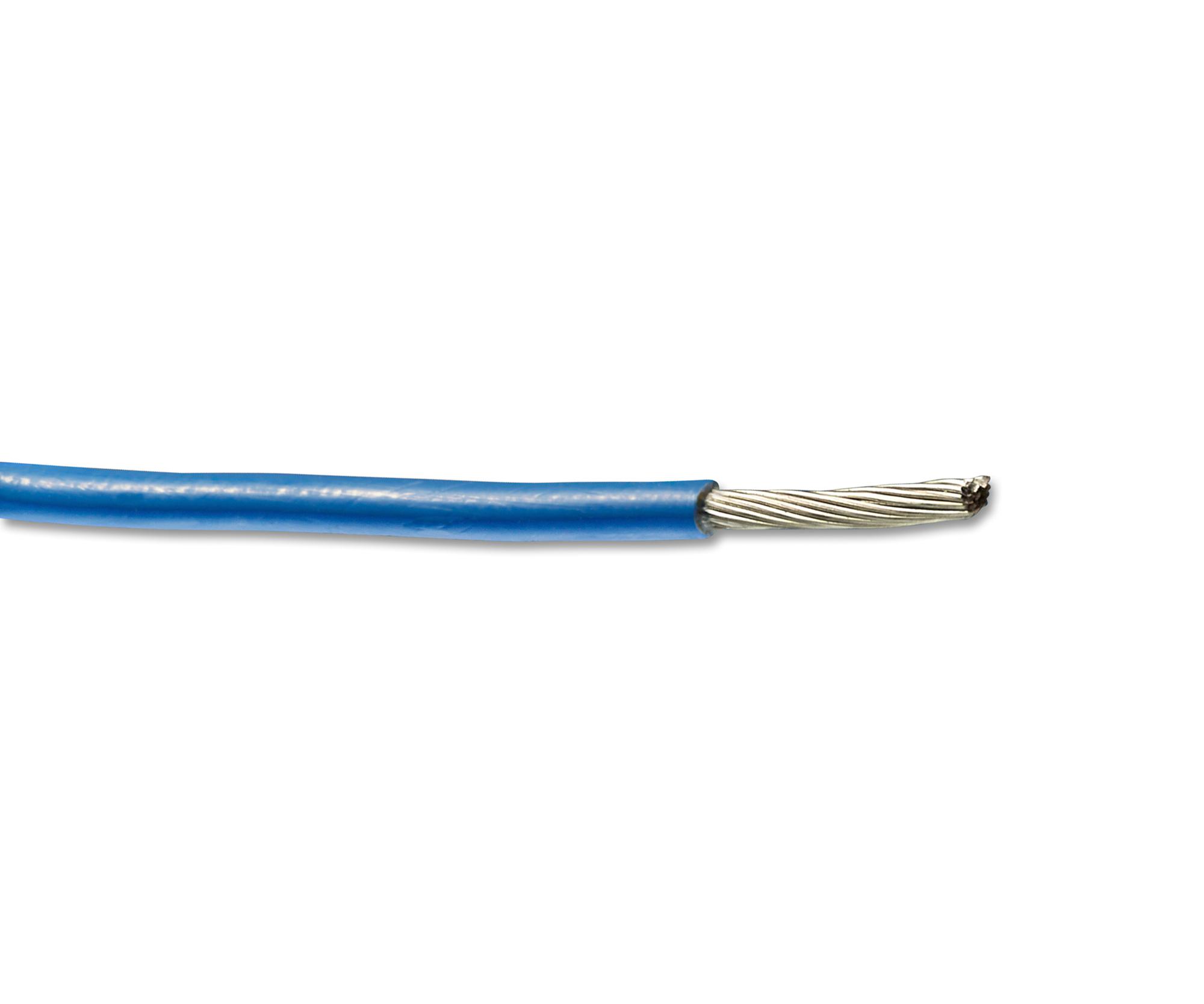 Raychem - Te Connectivity 44A0111-22-6 Wire, 22Awg, Blue, 100M