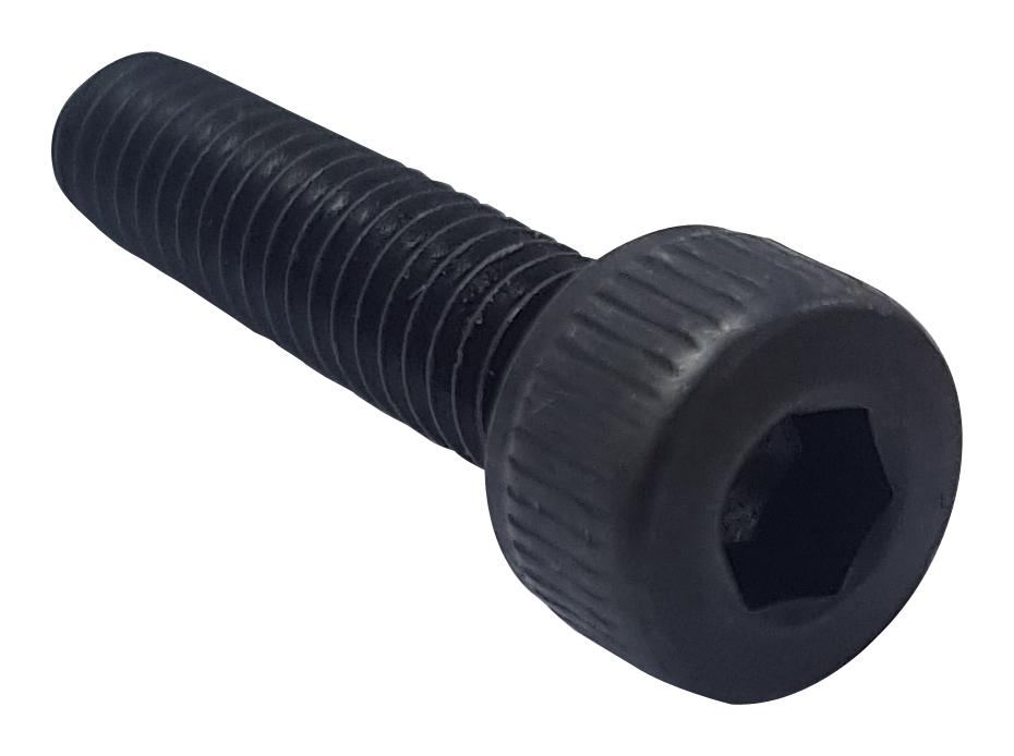 Tr Fastenings M4 16 So12Cs S100 Screw Socket, Cap, M4X16, Black, Pk100