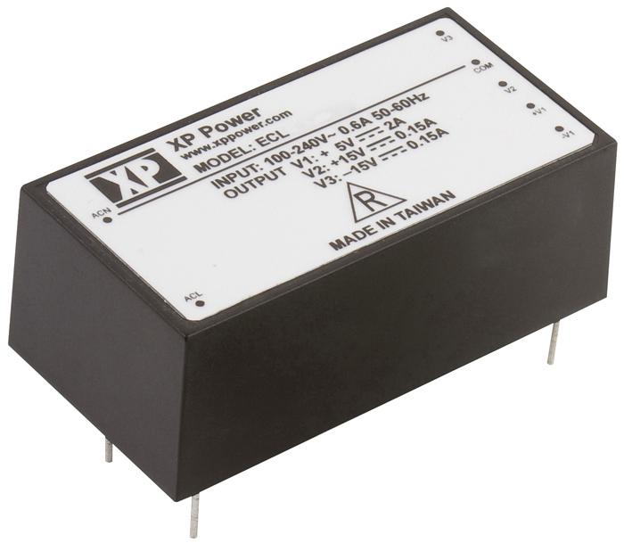 Xp Power Ecl15Us09-E Psu, 15W, 9V, Encaps, Pcb Mount