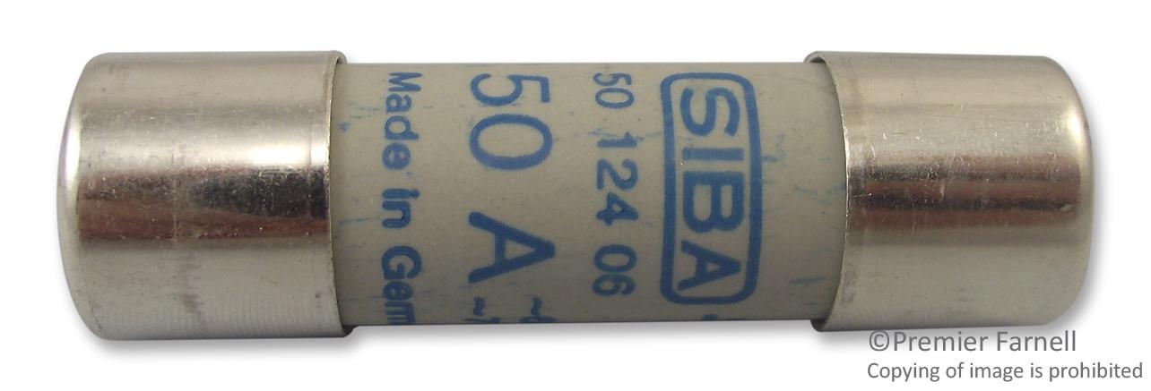 Siba 50-124-06/50A Fuse, Ultra Rapid, 50A