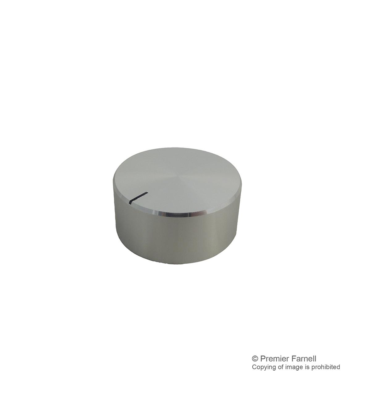 Multicomp 32S-2D Knob, Aluminium, Spun, 32Mm