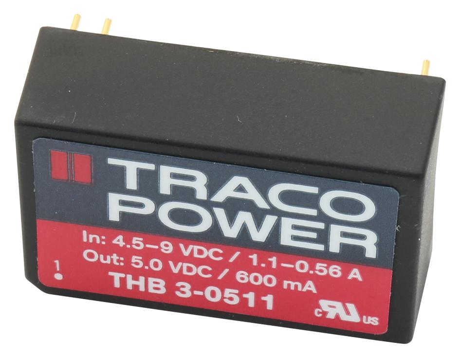 Traco Power Thb 3-1215 Dc-Dc Converter, Medical, 24V, 0.125A