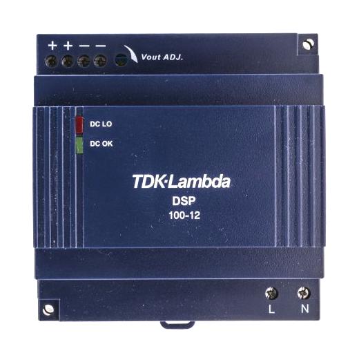 Tdk-Lambda Dsp100-12 Psu, Din Rail, 12V, 6A, 72W