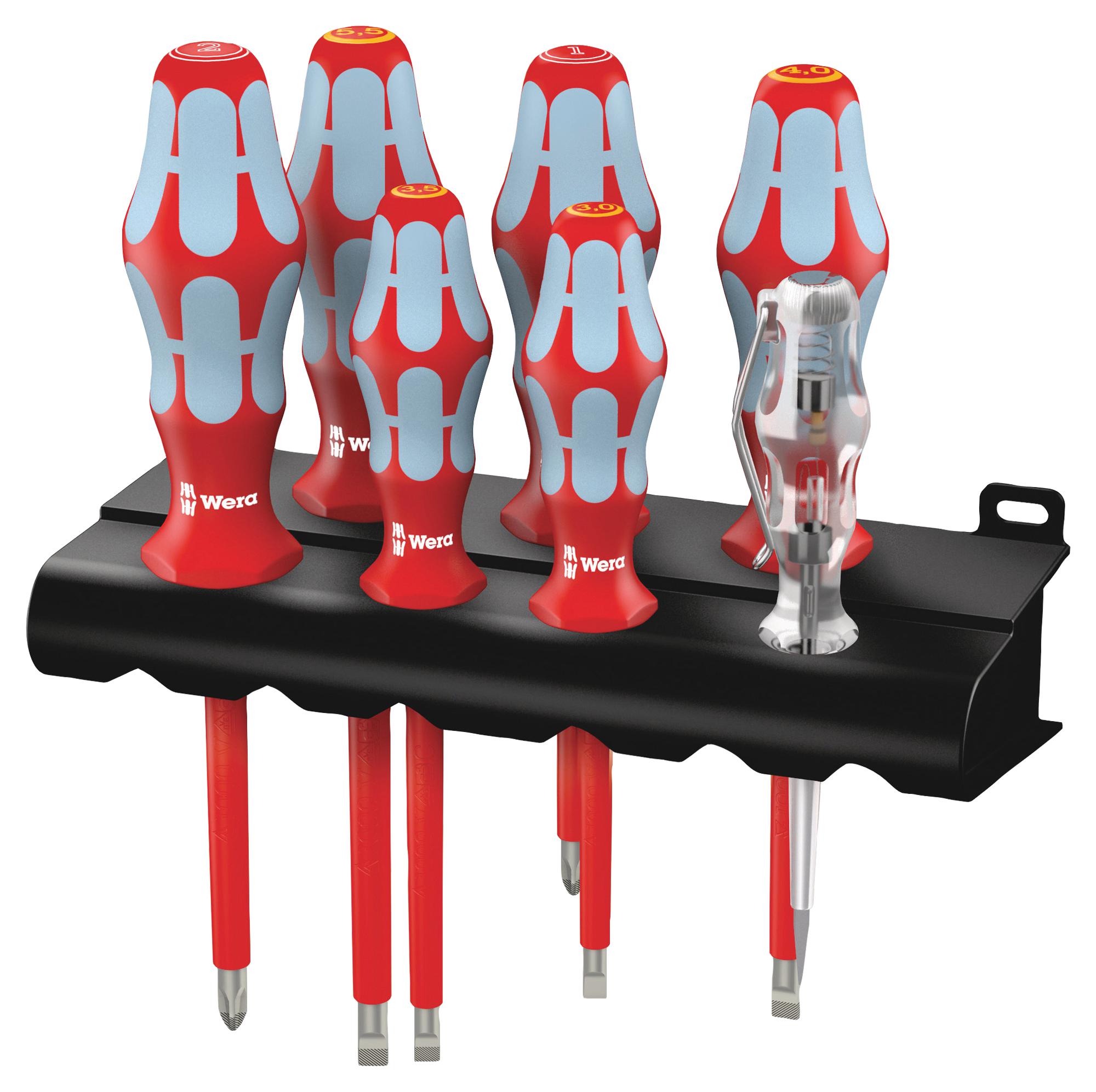 Wera 3160 I/7 Screwdriver Set, Vde, Stainless Steel