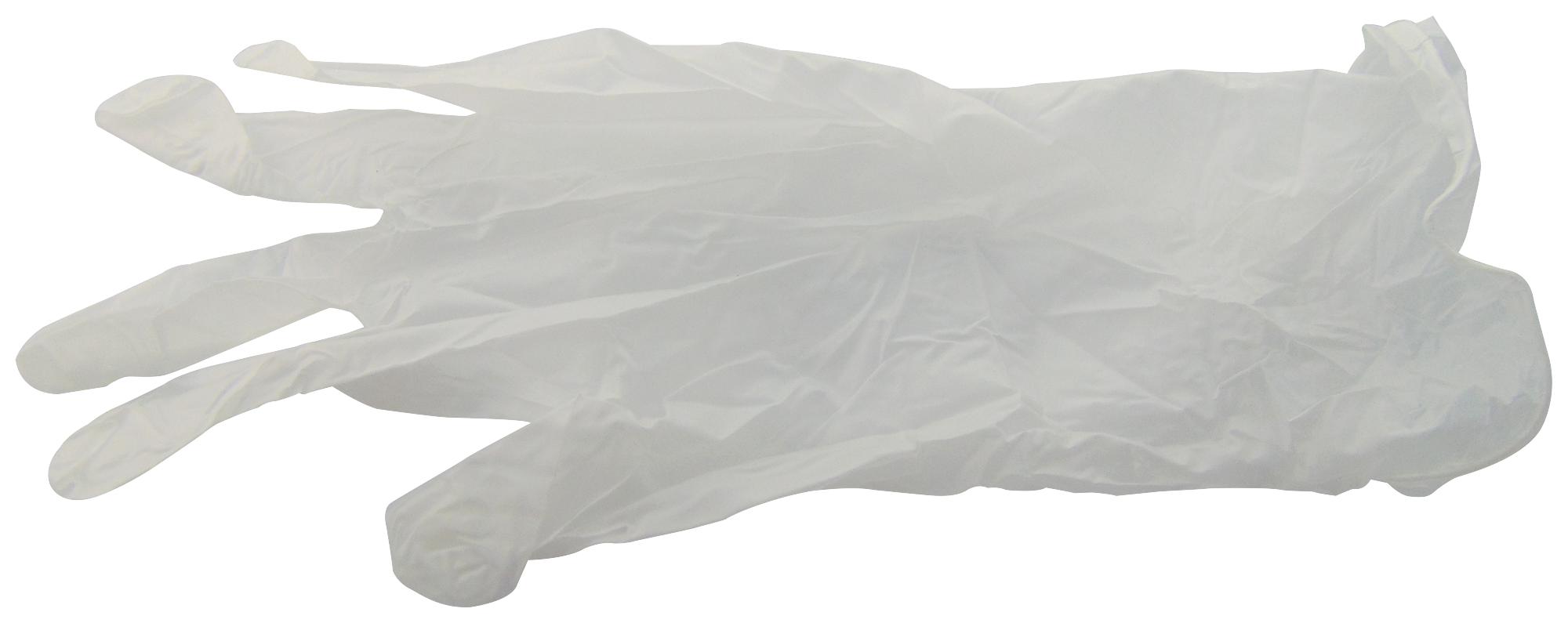 Multicomp Pro 509-0020 Vinyl Cleanroom Gloves, M, Pk100