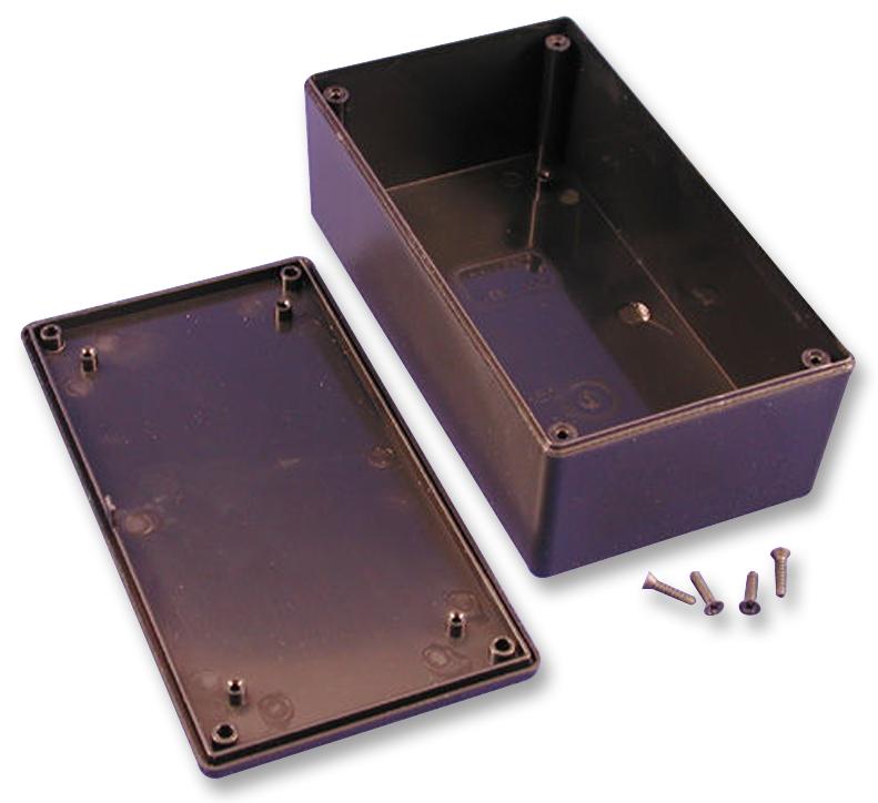 Hammond 1591Xxlsbk Enclosure, Abs, Black, 87X58X43Mm