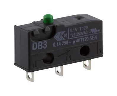 Zf Db3C-A1Aa Microswitch, Spdt, Plunger Actuator