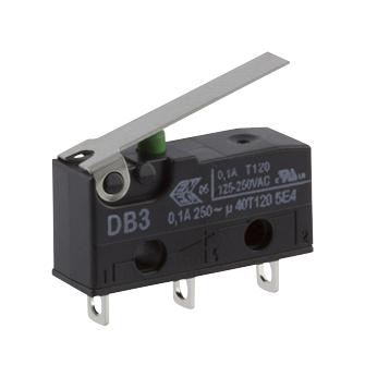 Zf Db3C-A1Lb Microswitch, Spdt, Short Lever