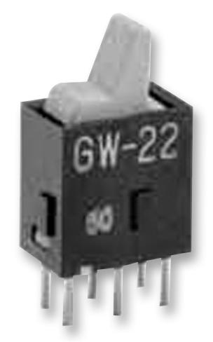 Nkk Switches Gw12Lhp Rocker Switch, Spdt, On-On