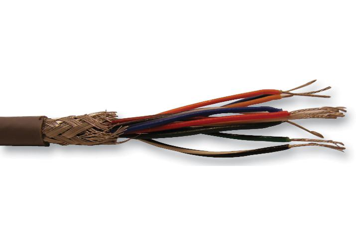 Alpha Wire 3312 Cable, Shielded, 28Awg, 12Core, Per M