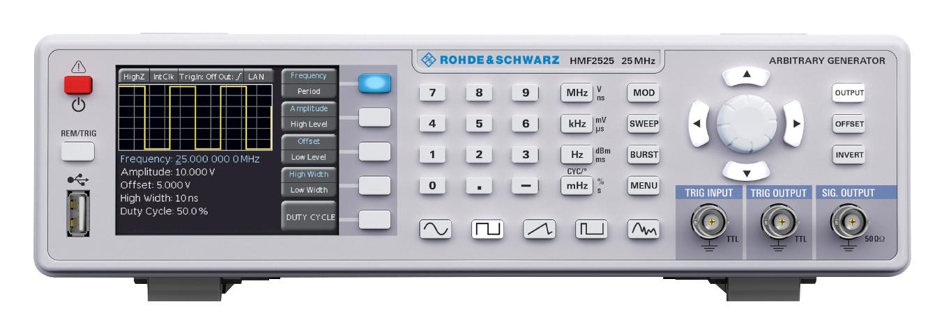 Rohde & Schwarz R&s Hmf2525 Arbitrary Function Generator, 25Mhz.