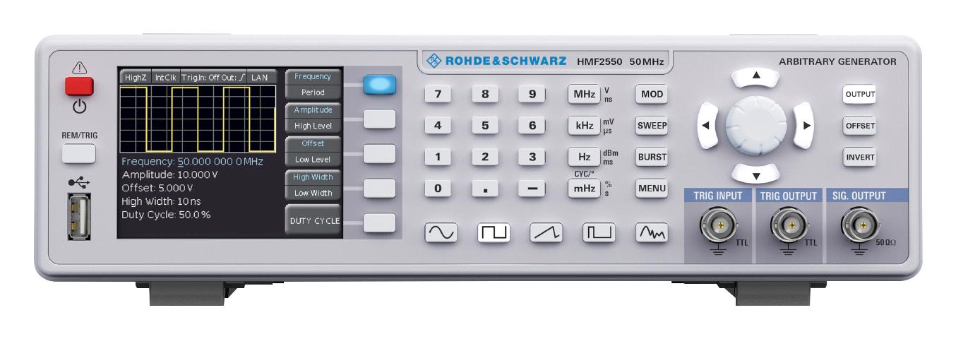 Rohde & Schwarz R&s Hmf2550 Arbitrary Function Generator, 50Mhz.