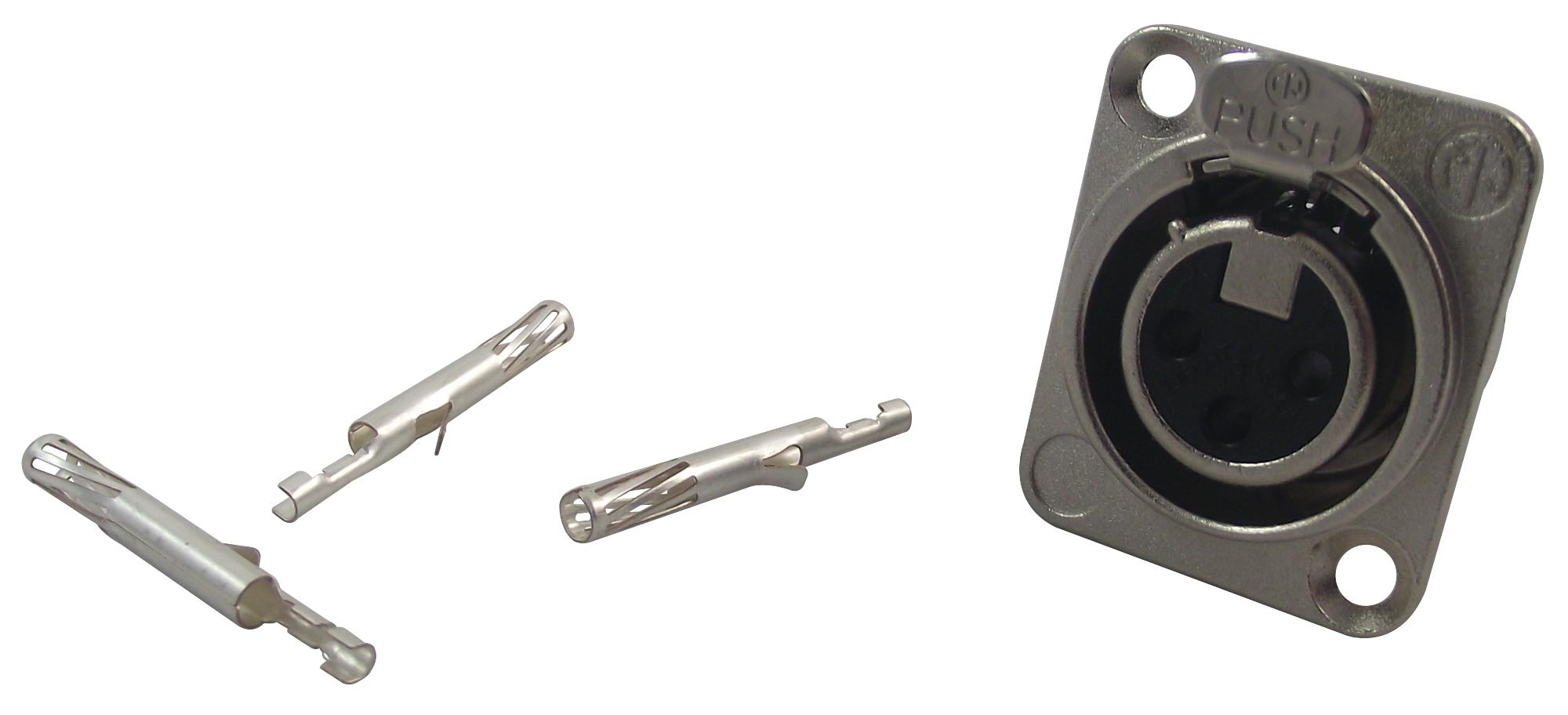 Neutrik Nc3Fd-Lx-Ha Xlr Socket Female 3-Pole Crimp