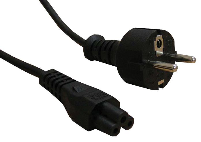 Multicomp Pro Sh10188R Lead, Euro To Cloverleaf, Black, 2M