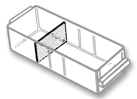 Raaco 101981 Dividers For 150-00 Drawer, Pk60