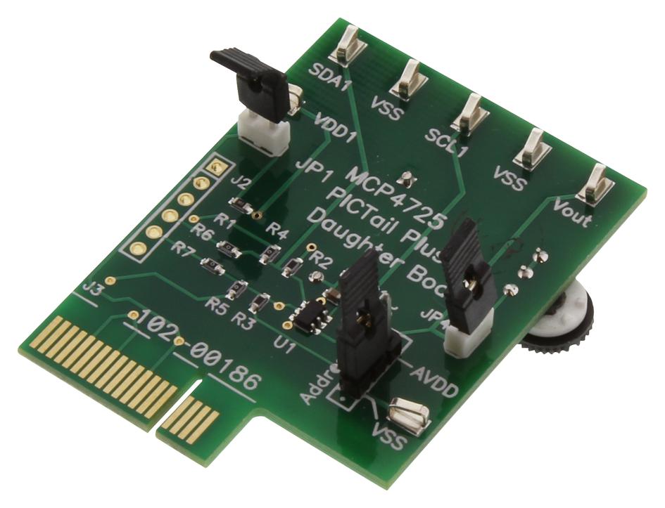 Microchip Mcp4725Dm-Ptpls Pictail Plus, Dac, Daughter Board