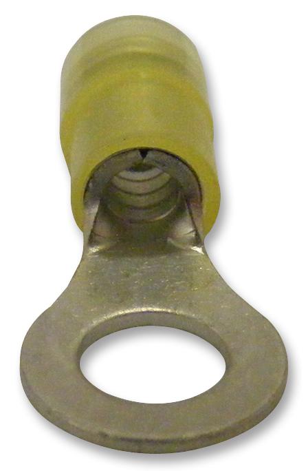 Multicomp Pro Rnyd5-5 Crimp Terminal, Ring, Yellow, Pk100