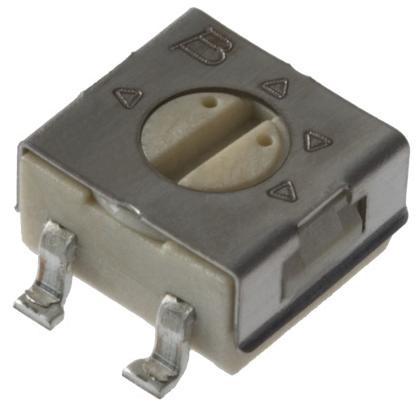 Bourns 3314G-1-500E Trimmer Potentiometer, 50 Ohm, 0.25W